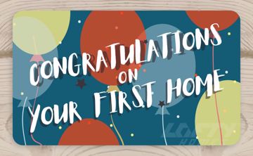 Picture of Congratulations on Your First Home - Party Balloons