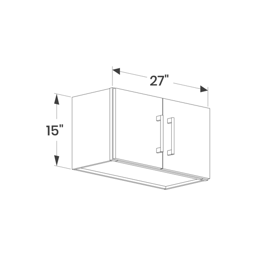 Picture of Maple Raised Panel - W2715 (2Dr)