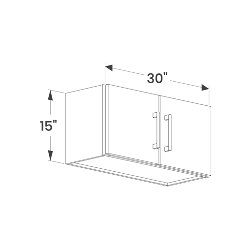 Picture of Maple Raised Panel - W3015 (2Dr)