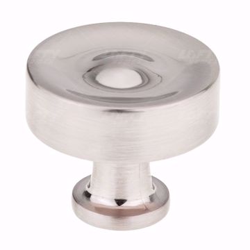 Picture of Traditional Metal Brushed Nickel Knob - 8855