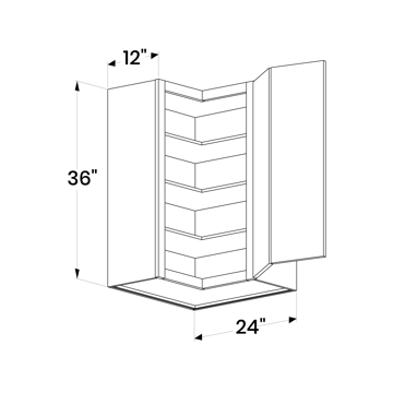 Picture of White Shaker - WER2436