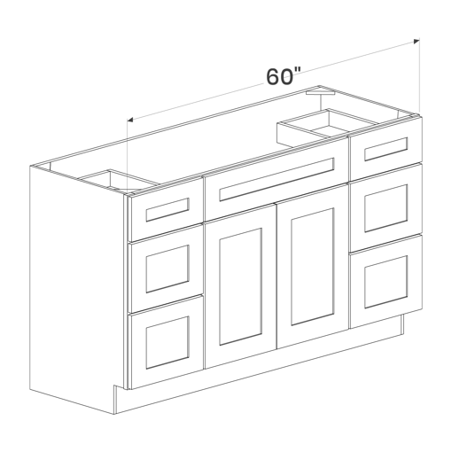 Picture of White Shaker - VDDB60