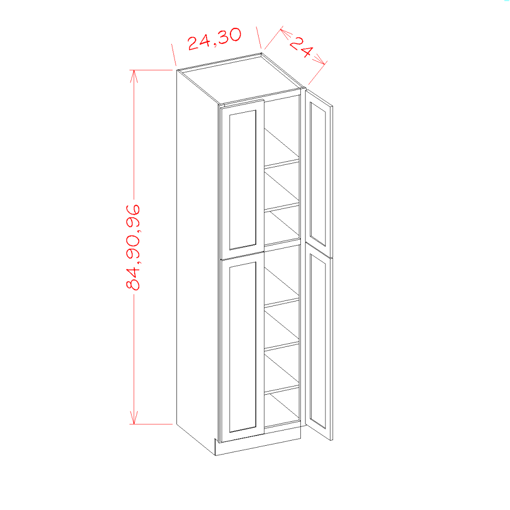 Picture of White Shaker - BRM2490